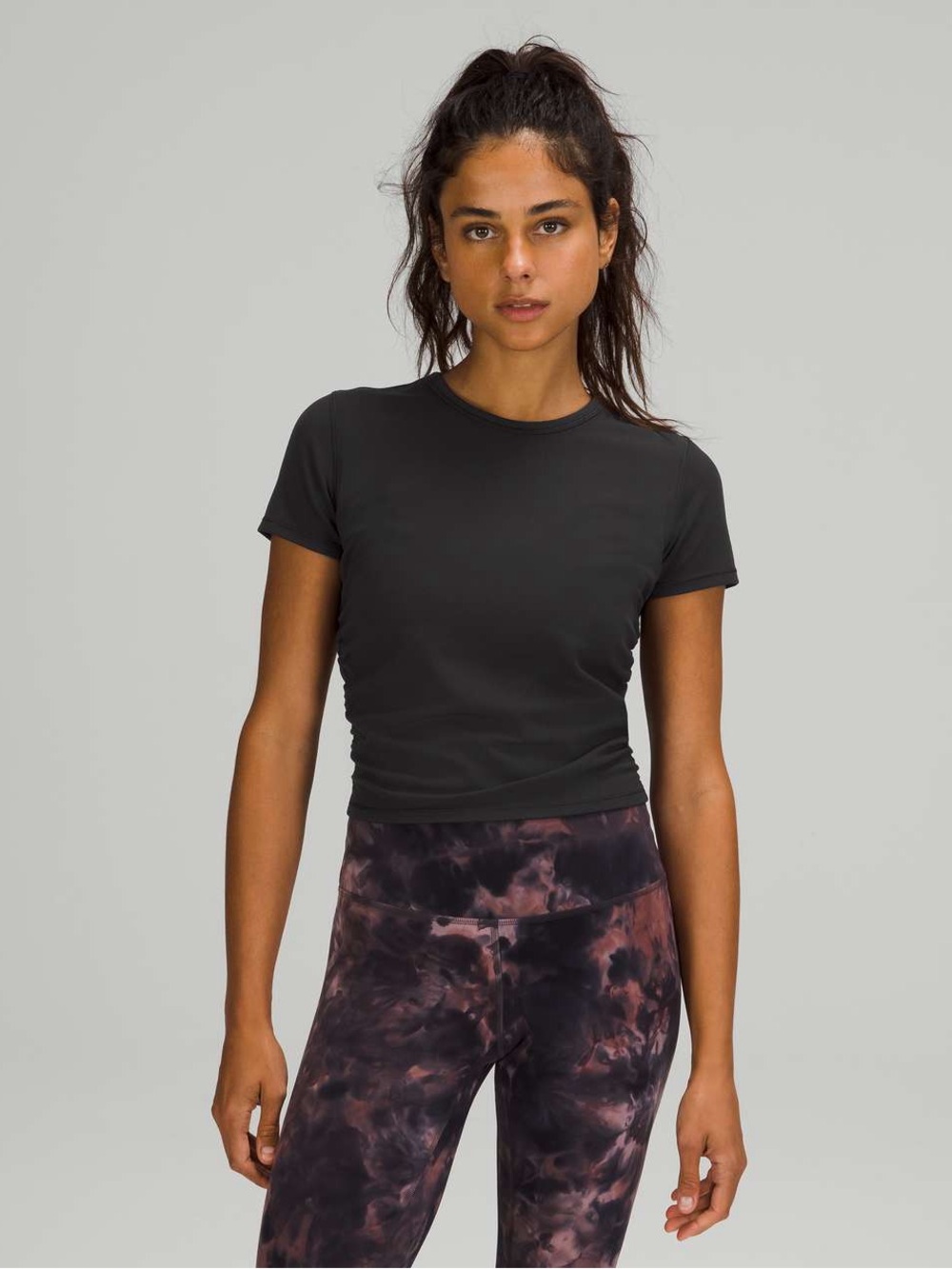 Lululemon Black All it Takes Tee, size approx M